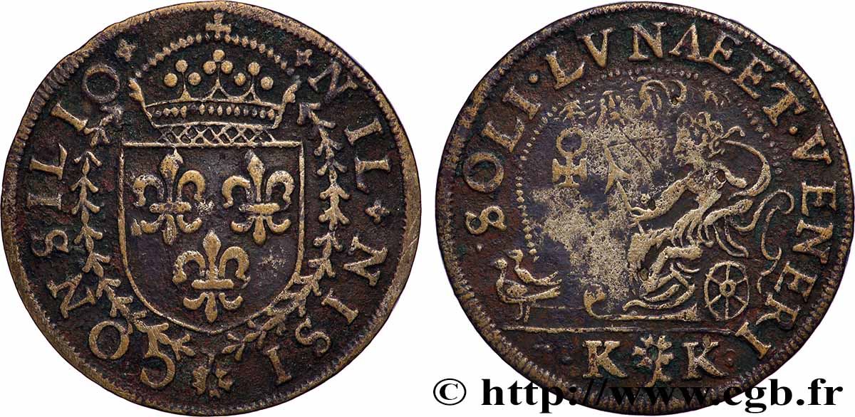 CONSEIL DU ROI Henri III XF/VF