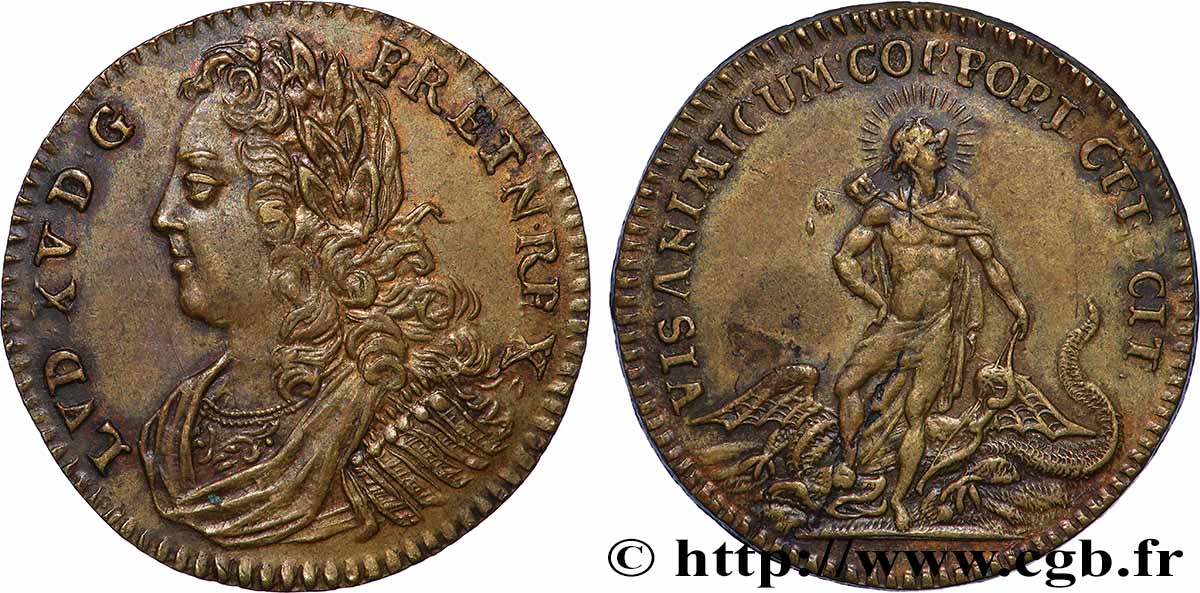 ROUYER - X. JETONS DE NUREMBERG LOUIS XV DIT LE BIEN AIMÉ XF