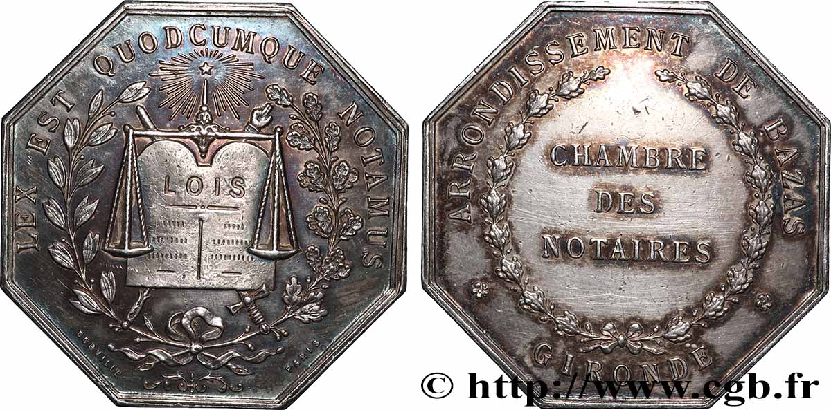 NOTAIRES DU XIXe SIECLE Notaires de Bazas fVZ