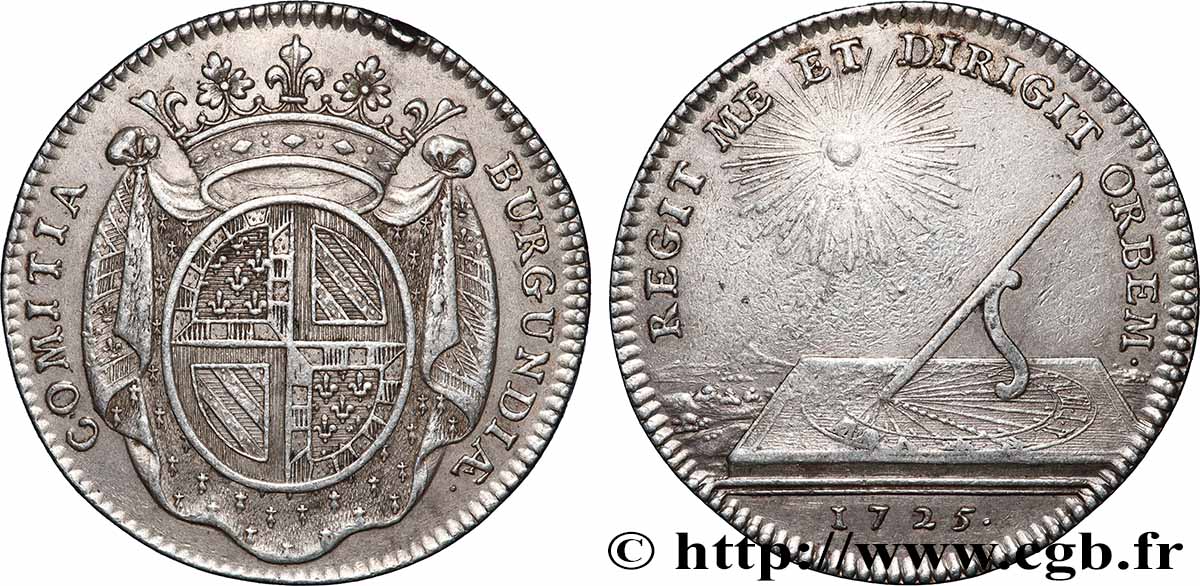 BOURGOGNE (ÉTATS DE ...) Jeton AR 30, la majorité du roi TTB+/TTB