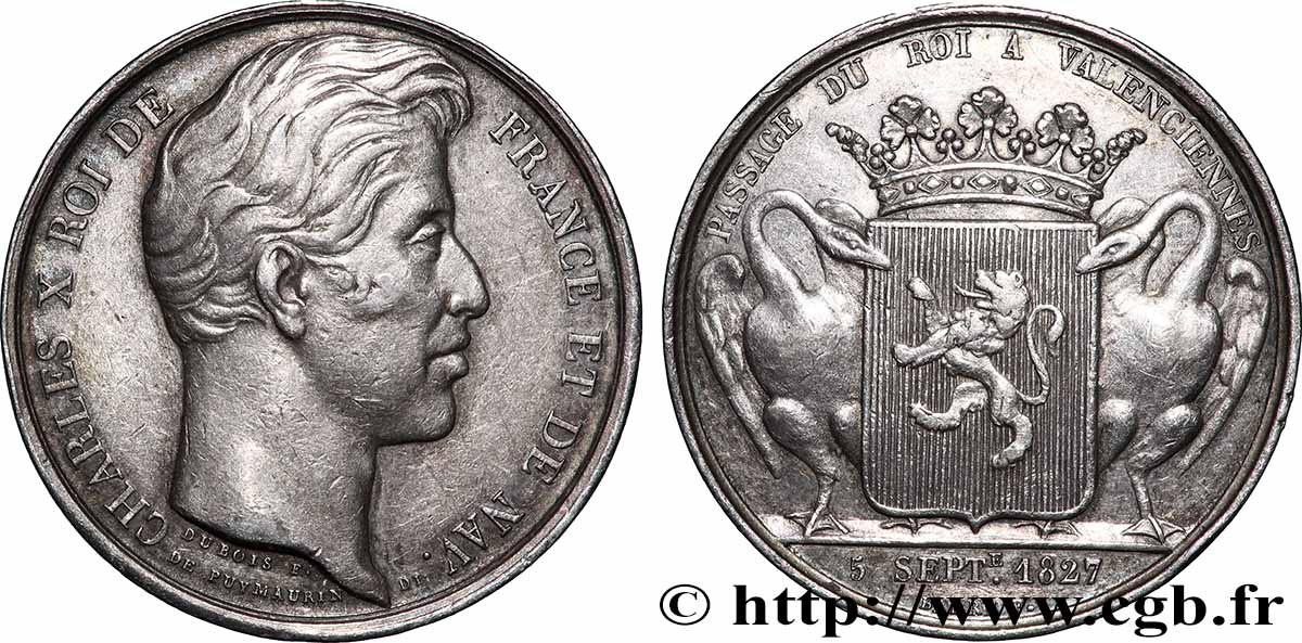 NORD DE LA FRANCE (NOBLESSE ET VILLES DU...) VISITE DU ROI CHARLES X À VALENCIENNES TTB