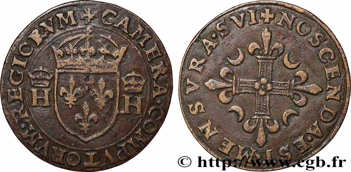 CHAMBRE DES COMPTES DU ROI Jeton de compte TTB