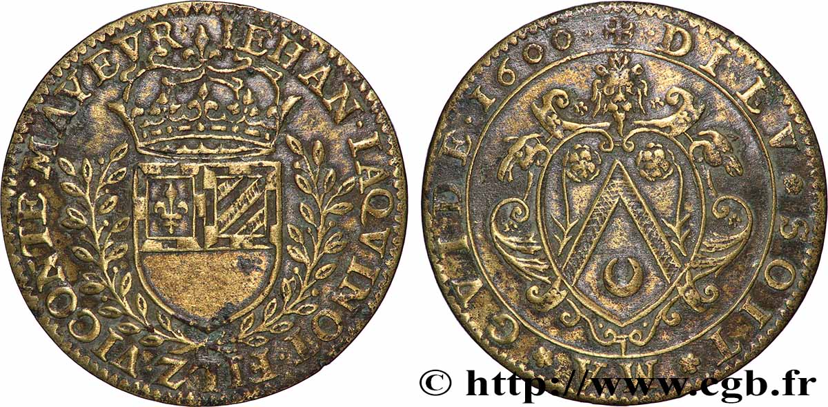 DIJON (MAIRES DE ... et divers) Jean Jacquinot fils XF