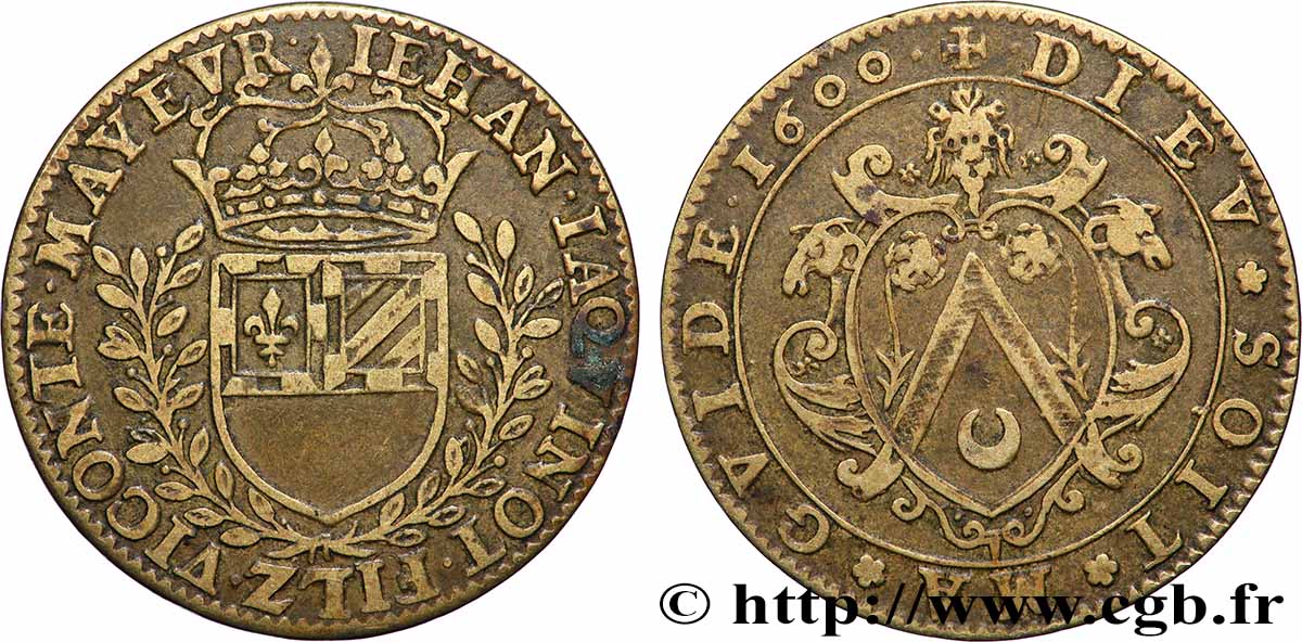 DIJON (MAIRES DE ... et divers) Jean Jacquinot fils SS