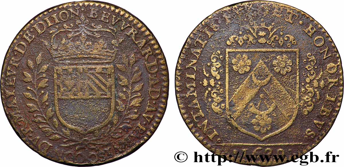 DIJON (MAIRES DE ... et divers) Bénigne Euvrard TB+