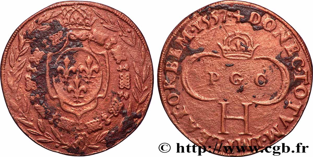 DIJON (MAIRES DE ... et divers) Henri II XF