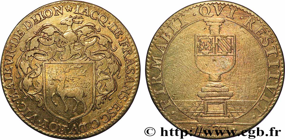 DIJON (MAIRES DE ... et divers) Jacques de Frasans TB+