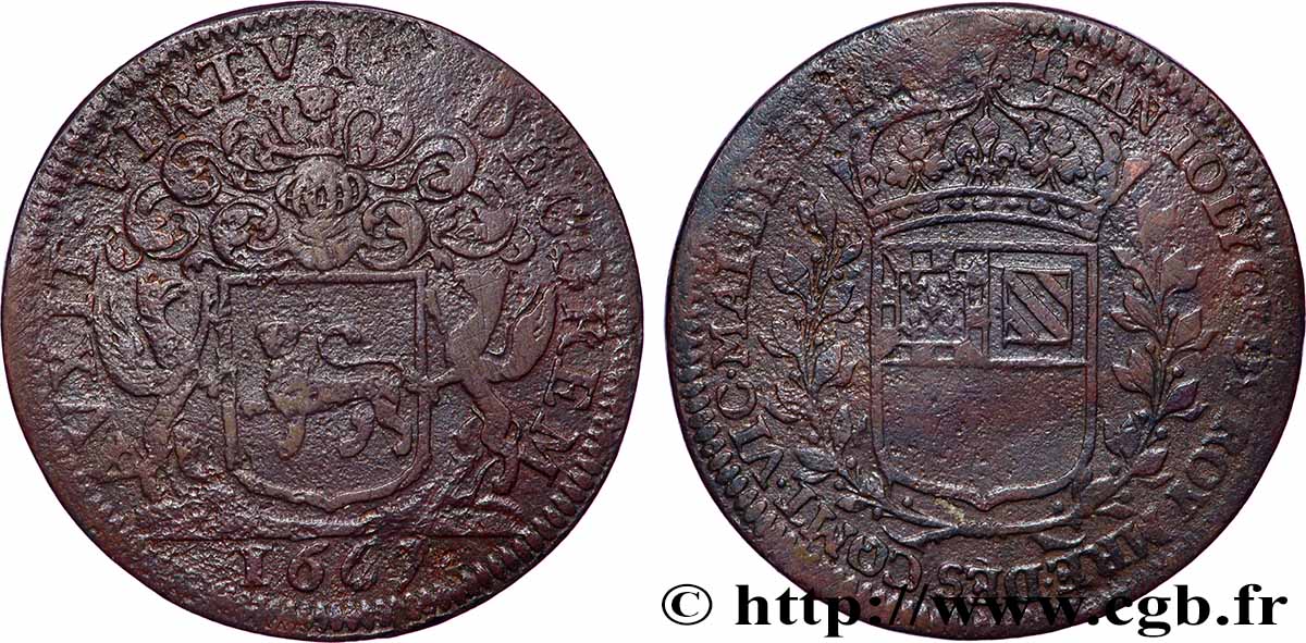 DIJON (MAIRES DE ... et divers) Jean Joly TB+