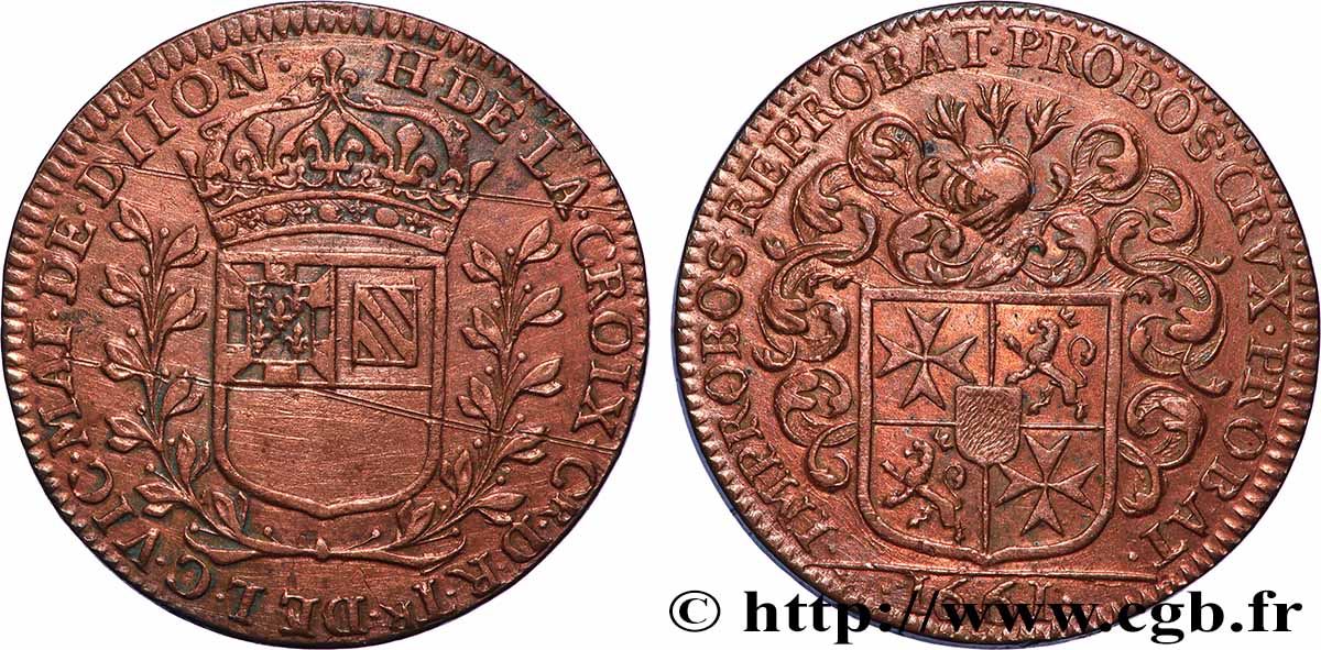 DIJON (MAIRES DE ... et divers) Hugues de La Croix XF