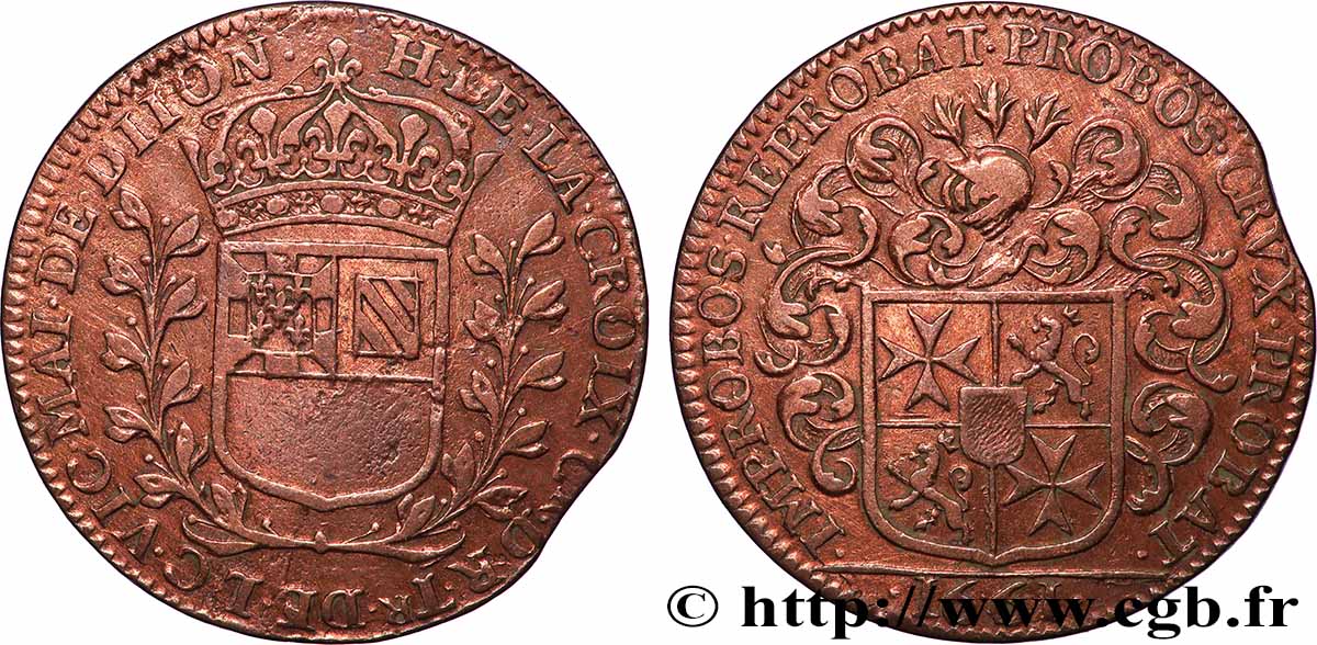 DIJON (MAIRES DE ... et divers) Hugues de La Croix SS