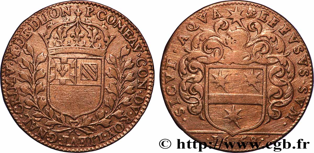 DIJON (MAIRES DE ... et divers) Pierre Comeau de Créancey XF