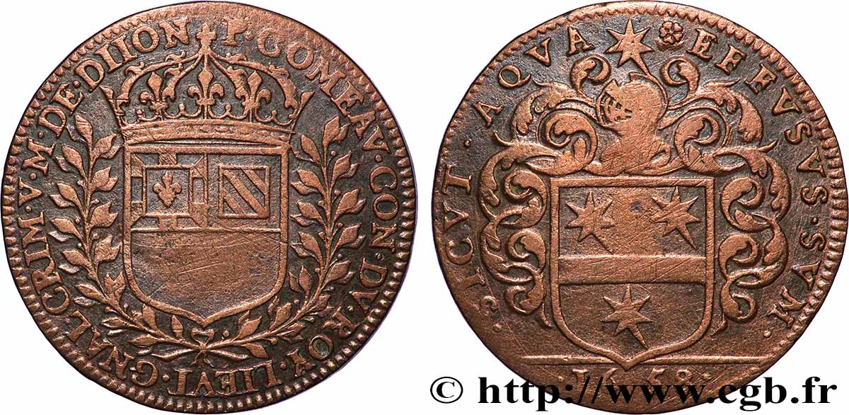 DIJON (MAIRES DE ... et divers) Pierre Comeau de Créancey SS