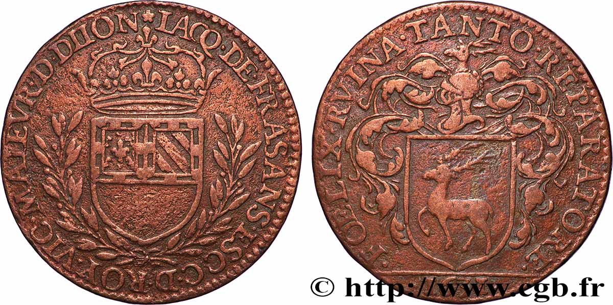 DIJON (MAIRES DE ... et divers) Jacques de Frasans TTB