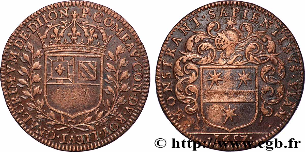 DIJON (MAIRES DE ... et divers) Pierre Comeau de Créancey XF