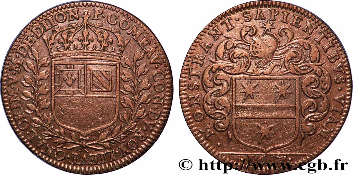 DIJON (MAIRES DE ... et divers) Pierre Comeau de Créancey TTB