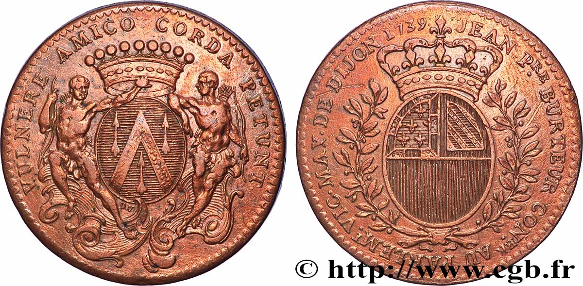 DIJON (MAIRES DE ... et divers) Jean-Pierre Burteur TTB