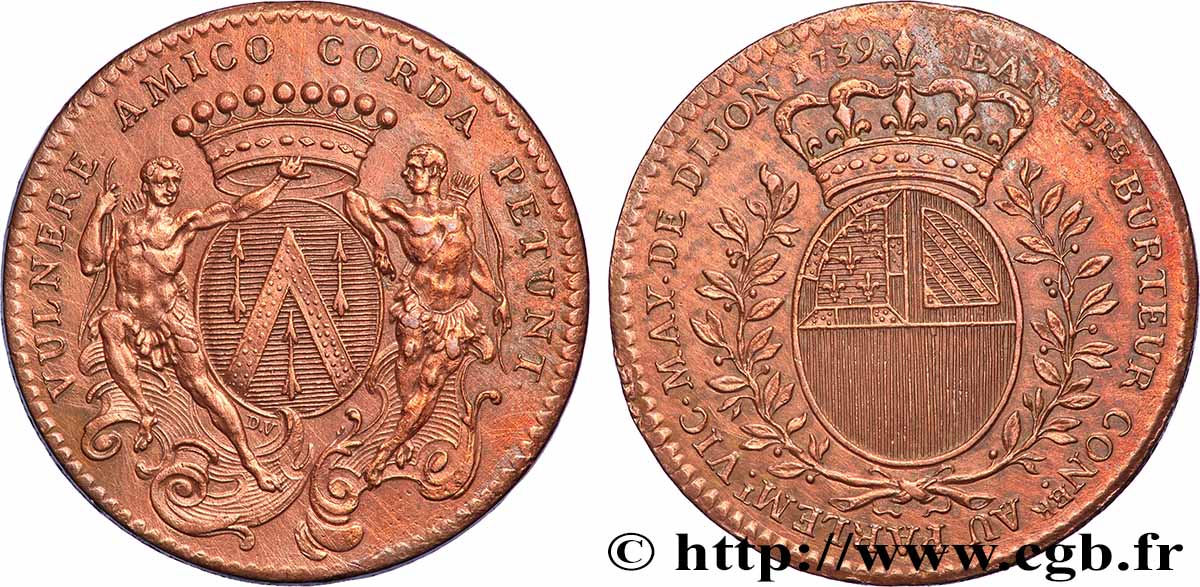 DIJON (MAIRES DE ... et divers) Jean-Pierre Burteur TTB