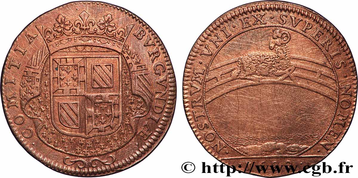 BURGUNDY (STATES OF...) Naissance du petit-fils de Louis XIV XF