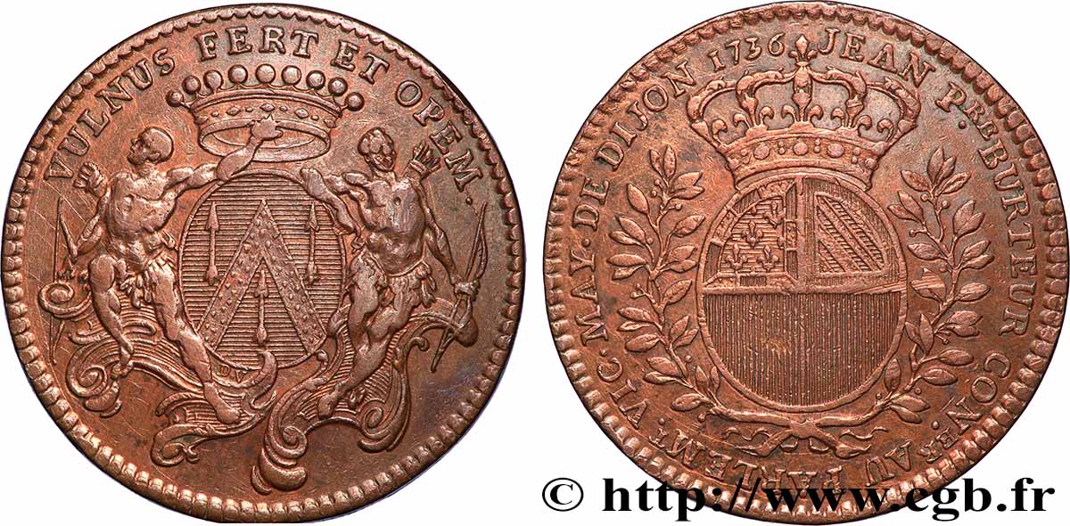 DIJON (MAIRES DE ... et divers) Jean-Pierre Burteur TTB