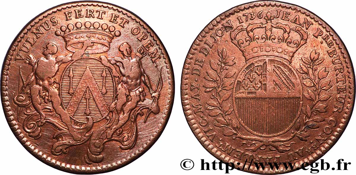 DIJON (MAIRES DE ... et divers) Jean-Pierre Burteur TTB