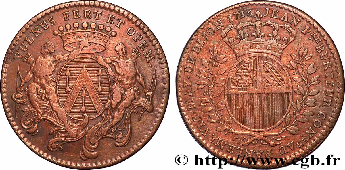 DIJON (MAIRES DE ... et divers) Jean-Pierre Burteur TTB