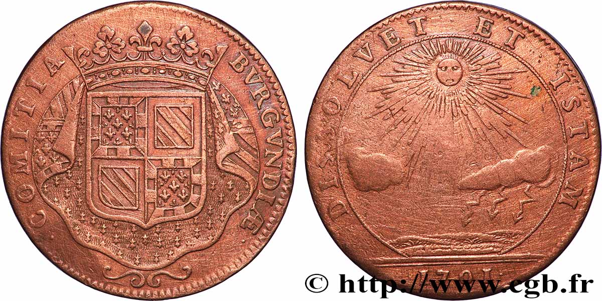 BOURGOGNE (ÉTATS DE ...) La paix menacée TB+