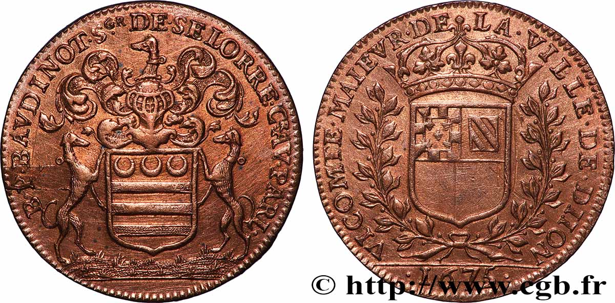 DIJON (MAYORS OF ... and miscellaneous) Baudinot XF