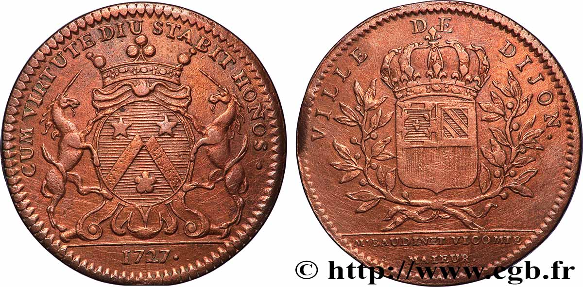 DIJON (MAIRES DE ... et divers) Etienne Baudinet TTB