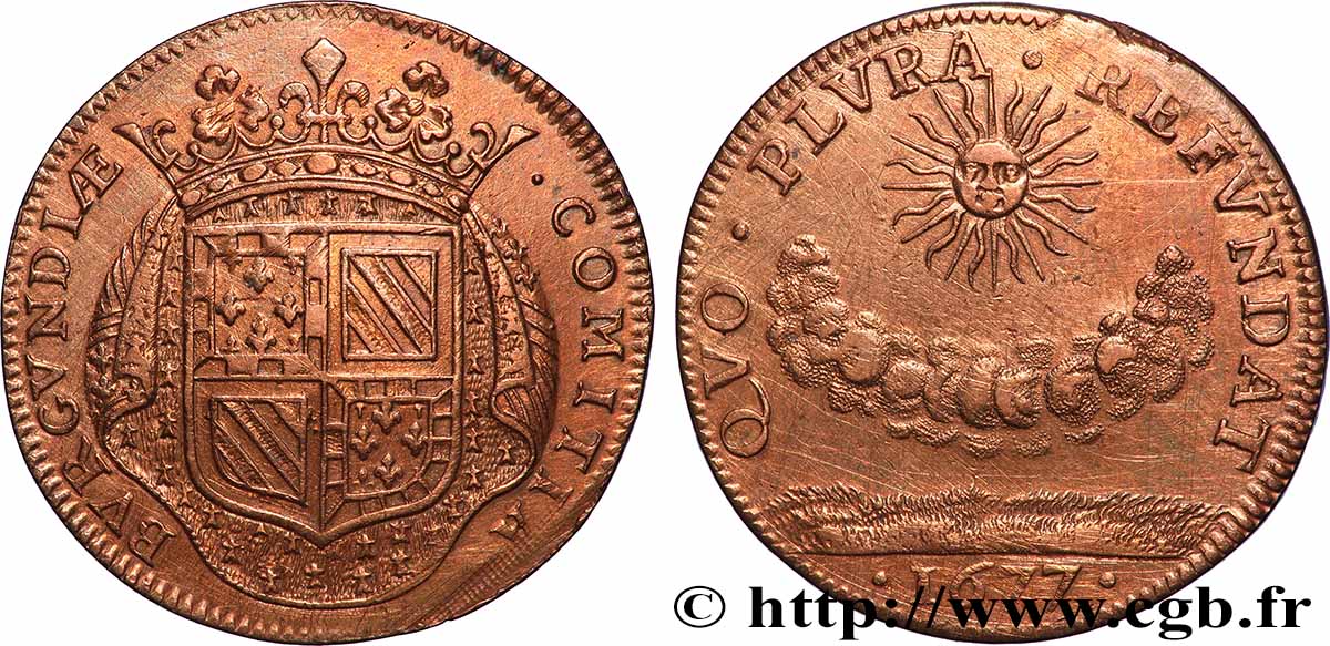 BOURGOGNE (ÉTATS DE ...) Nouveaux efforts financiers aux États de 1677 TTB