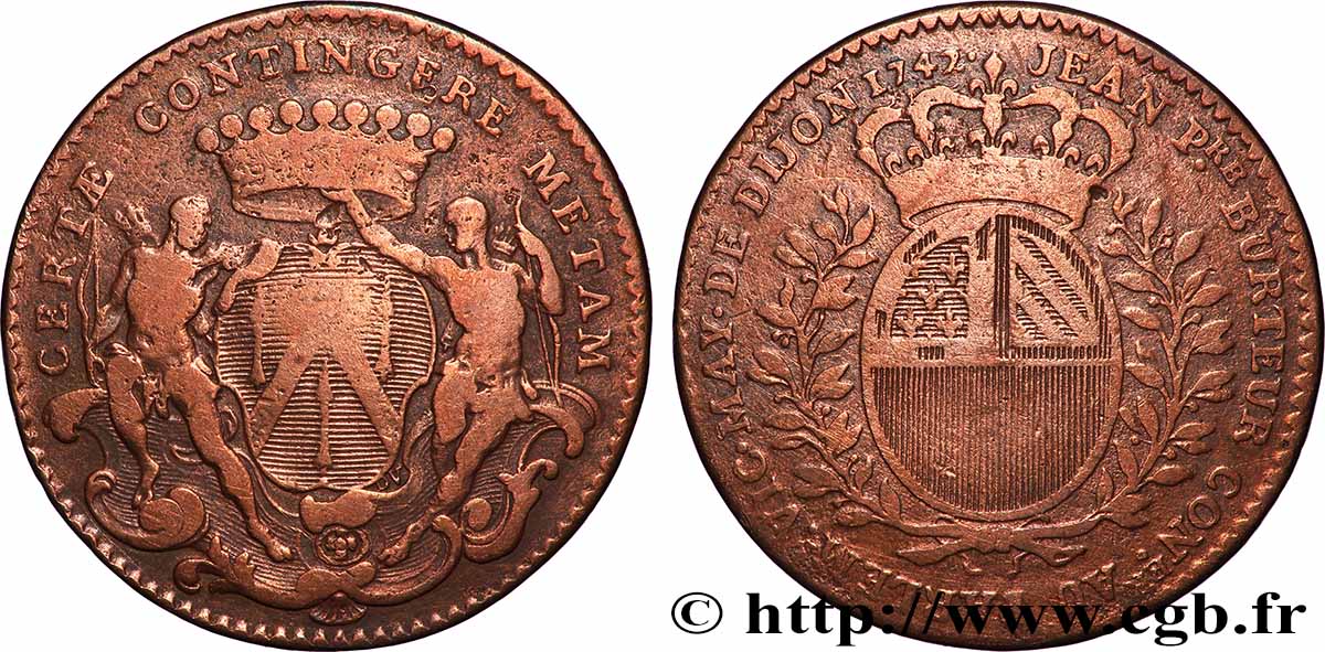 DIJON (MAIRES DE ... et divers) Jean-Pierre Burteur XF