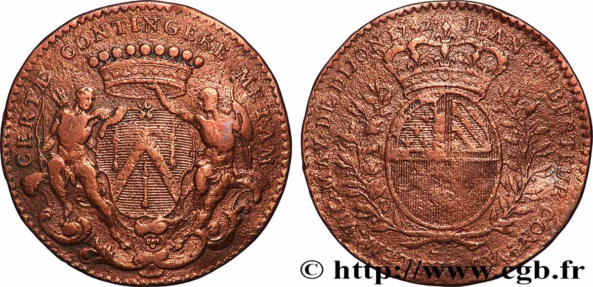 DIJON (MAIRES DE ... et divers) Jean-Pierre Burteur TB+