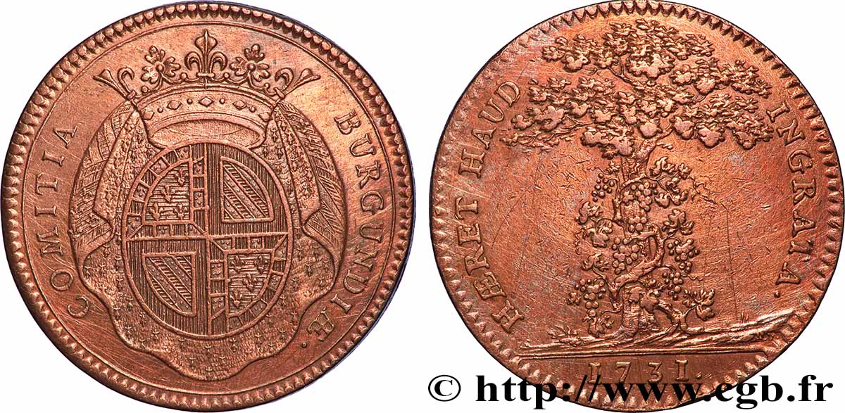 BOURGOGNE (ÉTATS DE ...) Le prince de Bourbon-Condé TTB