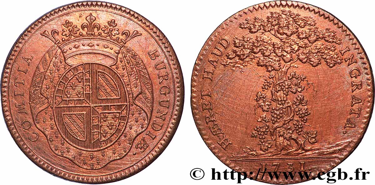 BOURGOGNE (ÉTATS DE ...) Le prince de Bourbon-Condé TTB