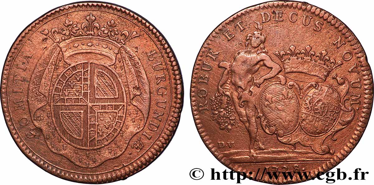 BOURGOGNE (ÉTATS DE ...) L’exil et le mariage de Jules de Bourbon-Condé et de Caroline de Hesse-Reinfeld  TTB