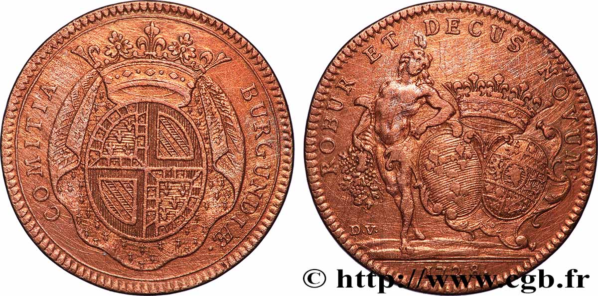 BOURGOGNE (ÉTATS DE ...) L’exil et le mariage de Jules de Bourbon-Condé et de Caroline de Hesse-Reinfeld  TTB