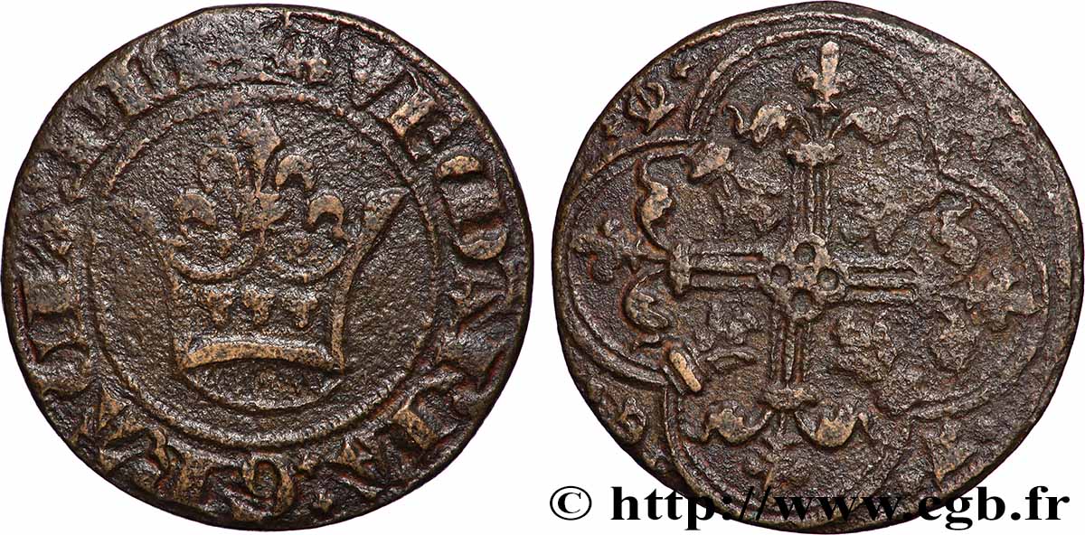 ROUYER - VIII. JETONS AND TOKENS CLASSIFIED BY TYPE Jeton de compte à la couronne XF/VF