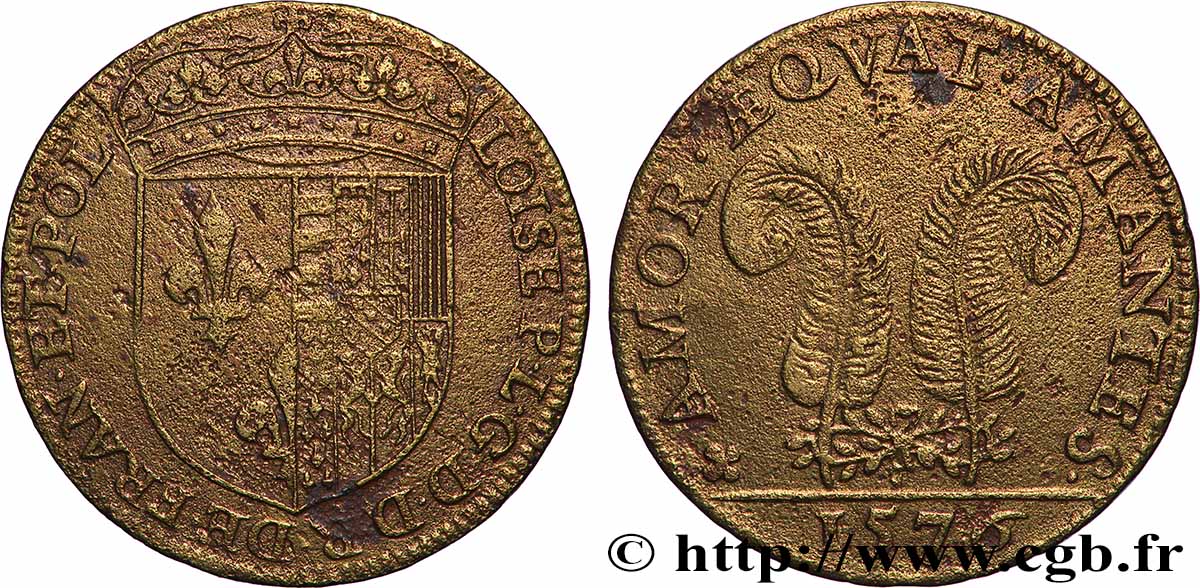 LOUISE DE LORRAINE Louise de Lorraine-Vaudémont, reine de France TTB