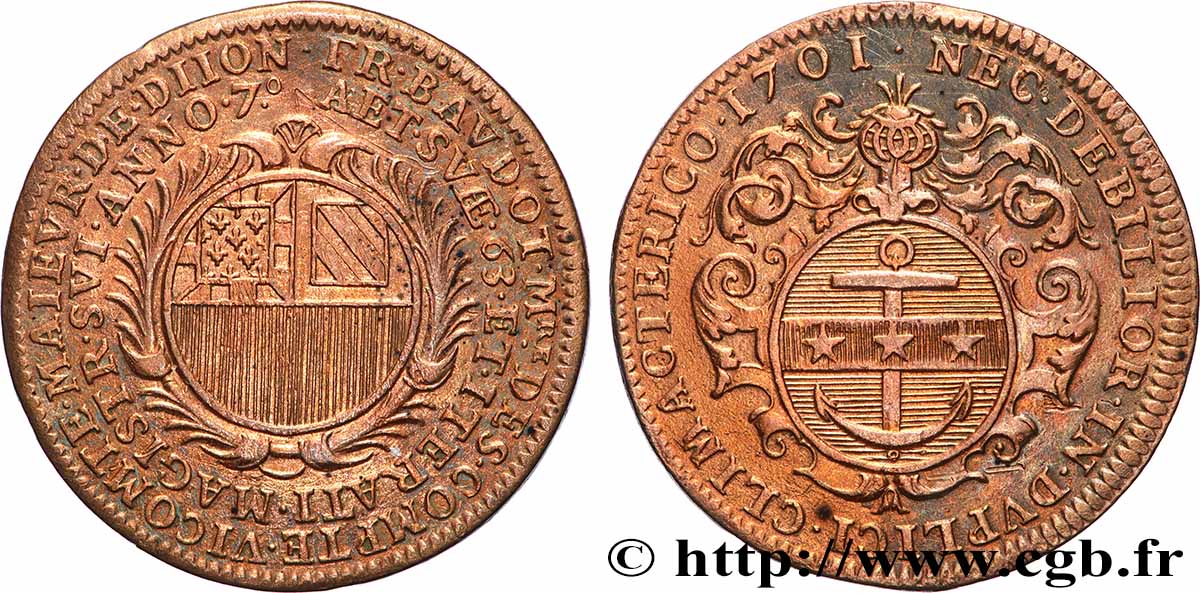 DIJON (MAIRES DE ... et divers) François Baudot TTB