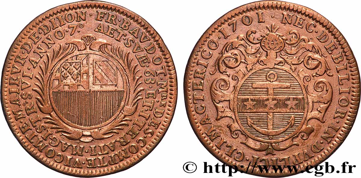 DIJON (MAIRES DE ... et divers) François Baudot TTB