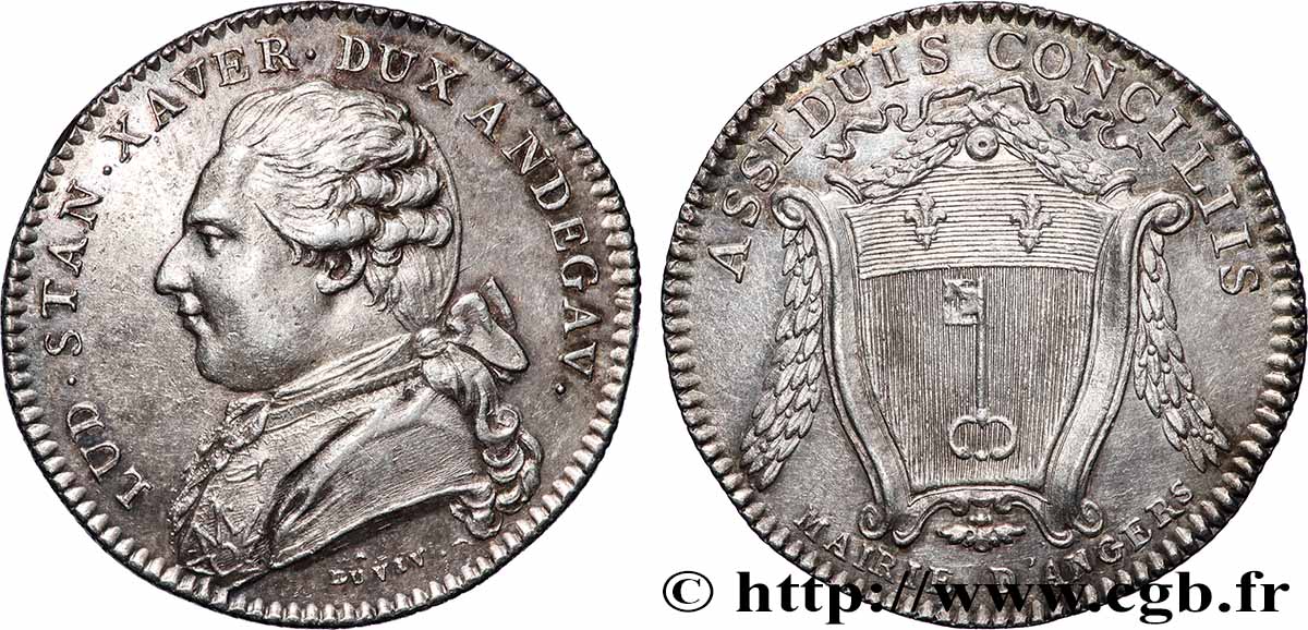 ANJOU - NOBLESSE BOURBON (L. de, comte de Provence) SUP