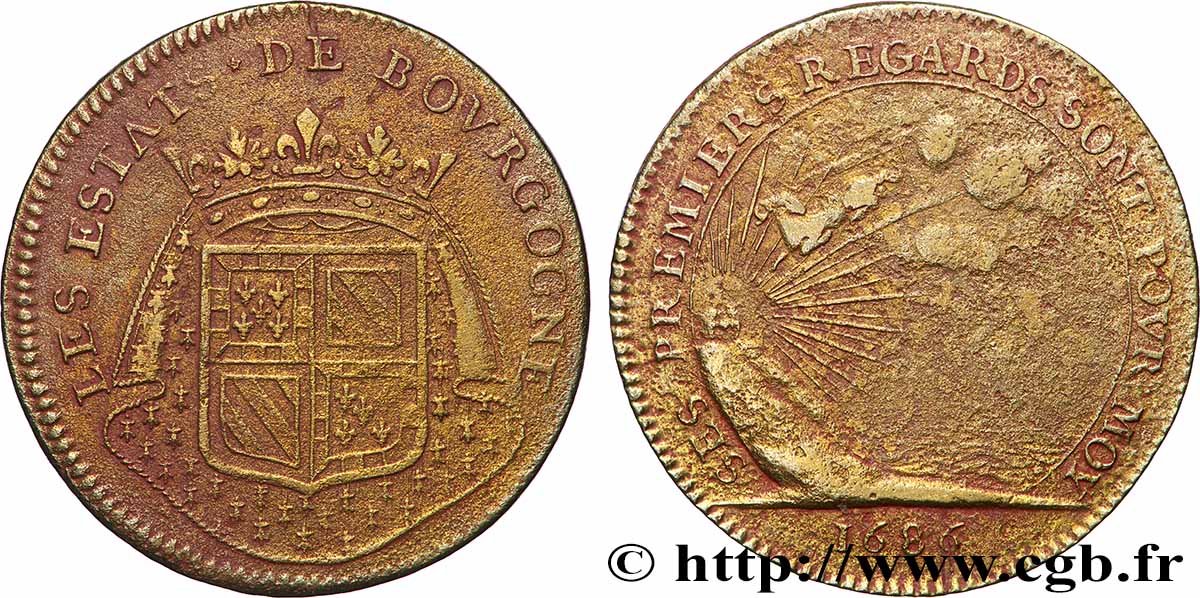 BOURGOGNE (ÉTATS DE ...) Le jeune duc de Bourgogne TTB