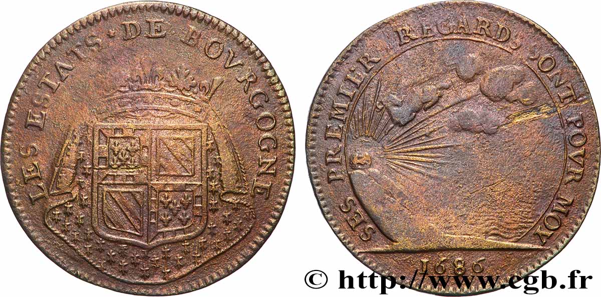 BOURGOGNE (ÉTATS DE ...) Le jeune duc de Bourgogne TB+