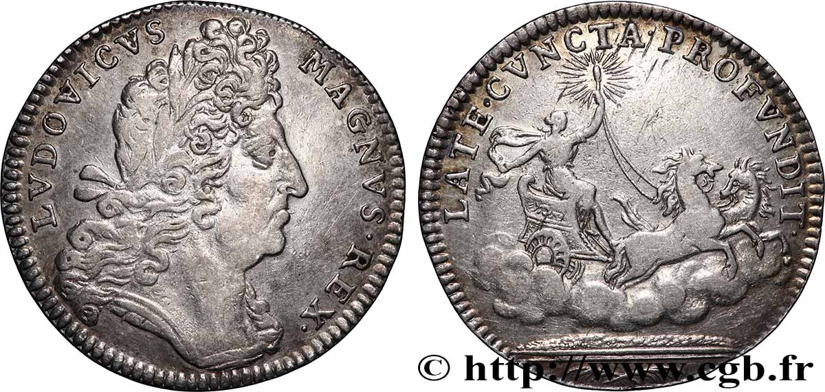 LOUIS XIV LE GRAND ou LE ROI SOLEIL Émission vers 1700 TTB