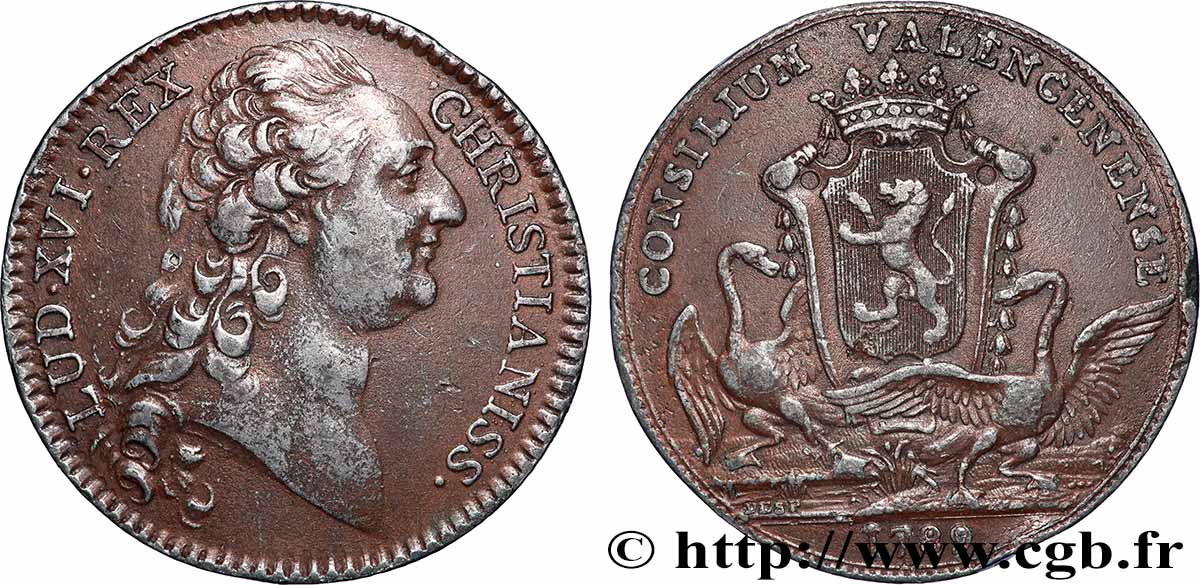 VALENCIENNES - CONDÉ SUR L&nbsp;ESCAUT Assemblée de Valenciennes, émission de 1789 SS