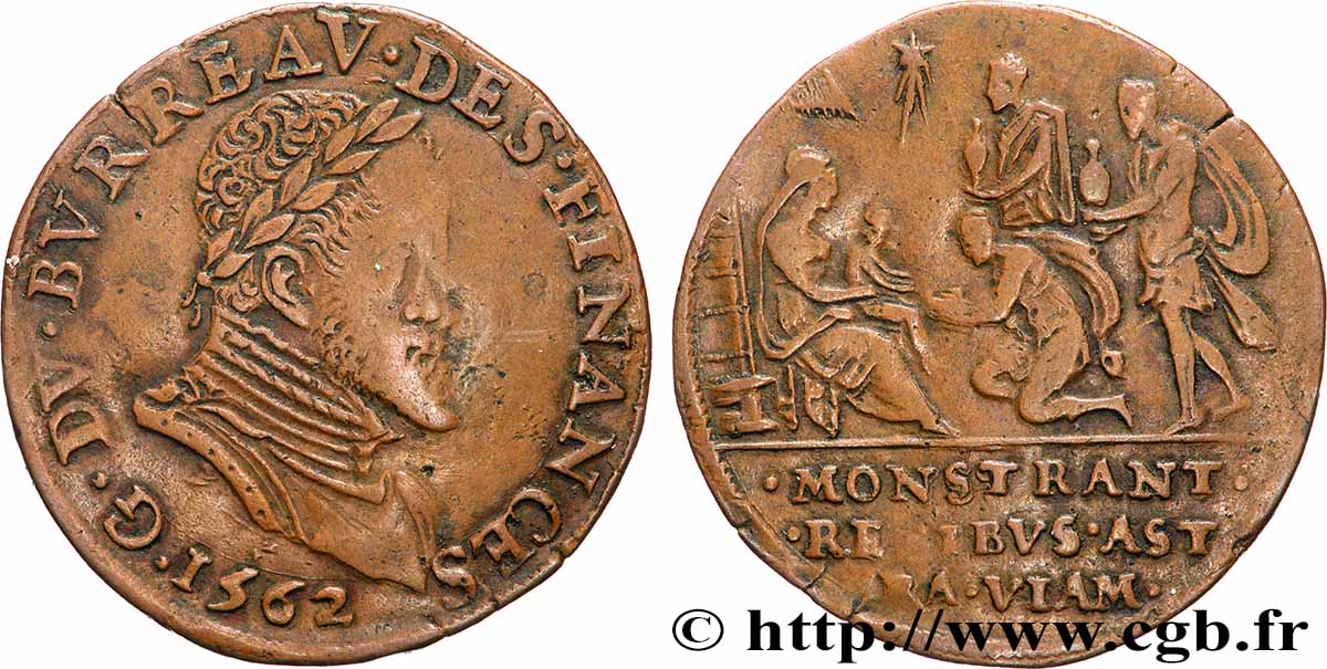 PAYS-BAS ESPAGNOLS - COMTÉ DE FLANDRE - PHILIPPE II D&nbsp;ESPAGNE Bureau des Finances VF