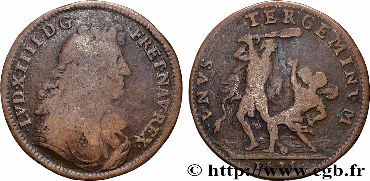 LOUIS XIV LE GRAND ou LE ROI SOLEIL  TB