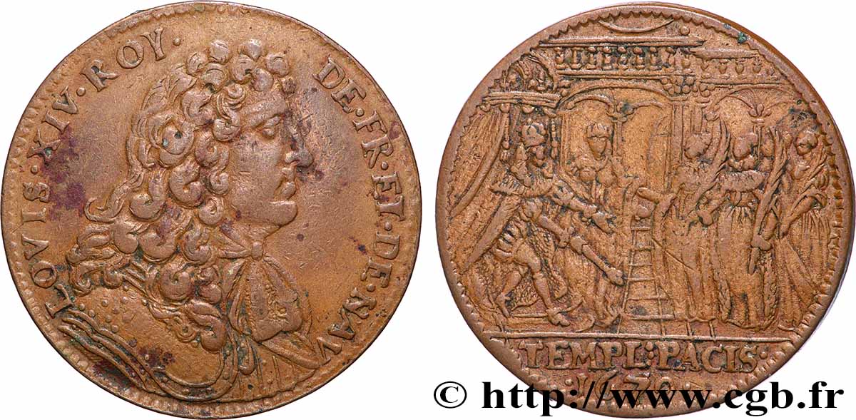 ROUYER - X. JETONS DE NUREMBERG Le Temple de la Paix - Nimègue TB+