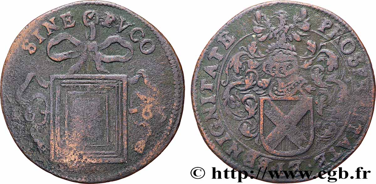 PAYS-BAS ESPAGNOLS - DUCHÉ DE BRABANT - CHARLES II D&nbsp;ESPAGNE Jean Balthazar Visscher de Celles q.BB