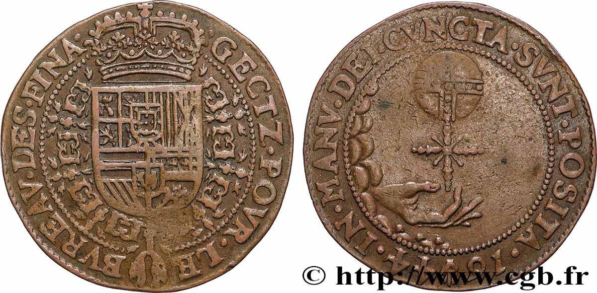 PAYS-BAS ESPAGNOLS - COMTÉ DE FLANDRE - PHILIPPE IV Philippe IV q.SPL