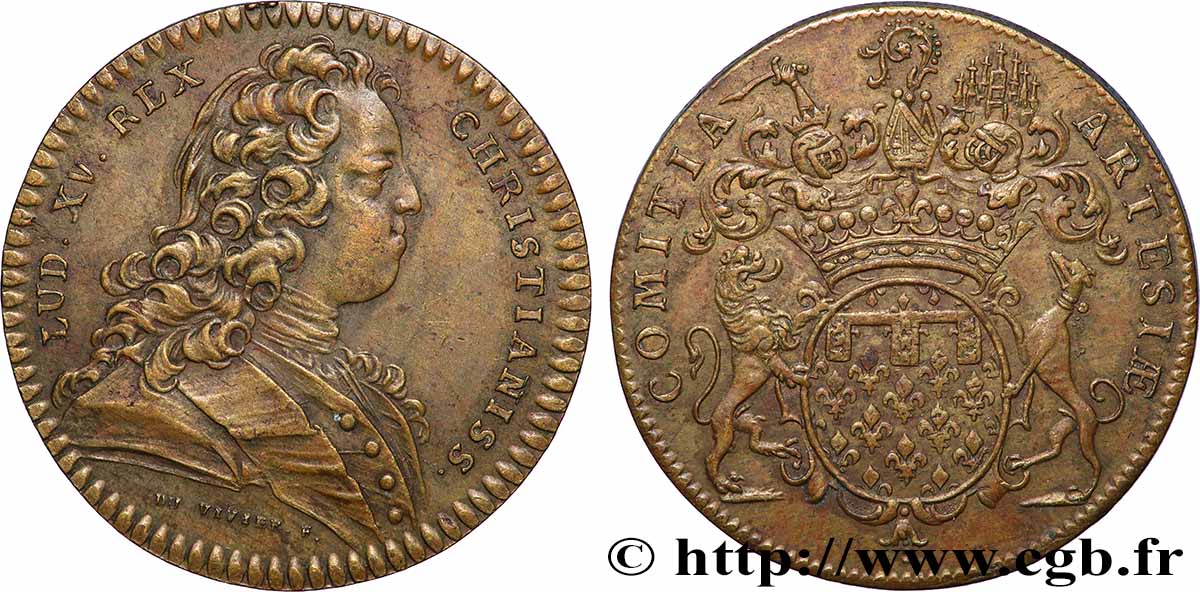 ARTOIS (ÉTATS D&nbsp;...) Émission de 1724 XF